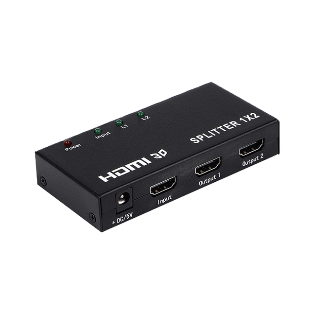 【M-HDSP102】Full 3D Multi-Output 1x2 HD Splitter